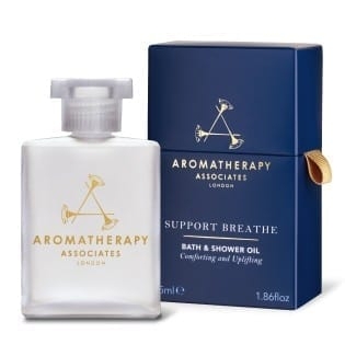 Bestel online de Support Breathe Bath & Shower Oil van Aromatherapy Associates vanaf €57.00. Gratis verzending en als cadeau verpakt! Verkrijgbaar in 55ml.