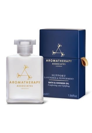 Bestel online de Support Lavender & Peppermint Bath & Shower Oil van Aromatherapy Associates vanaf €57.00. Gratis verzending en als cadeau verpakt! Verkrijgbaar in 55ml.